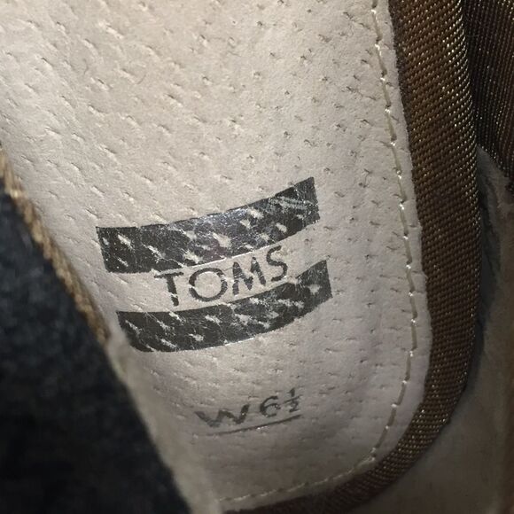 Toms One For One Slip-On Flats W6 1/2 - Picture 8 of 8